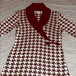 Houndstooth CalvinKlein sweater cable sweaterdress